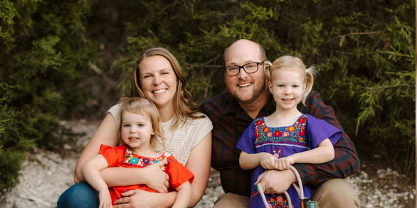 Hem founder Lauren with her family—joyfully living life supported, through postpartum, prolapse, and beyond.