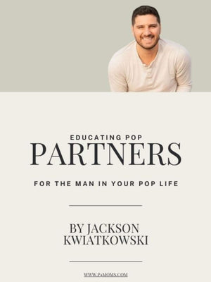 Book cover of "Educating POP Partners for the Man in Your POP Life" by Jackson Kwiatkowski